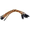 BackBay R/C 20awg Twisted Servo Extension Cable w/Safety Clip - 100 Strands for RC Vehicles, Drones, E-Bikes - 8 Lengths / 5 Wires per Pack (15CM / 6in) view 3