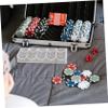 Vaguelly Poker Chip Tray Large Capacity Storage Case for Poker Chips Multi-Function Holder for Home Use and Game view 4