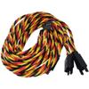 BackBayRC - 20awg Twisted Servo Extension Cable w/Safety Clip - 100 Strands for RC Vehicles, Drones, E-Bikes - 8 Lengths / 5 Wires per Pack (90CM / 36in) view 3