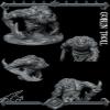 ToysCentral Basics Grotuk, The Trollkin Brute | Goblin Cave Troll | Goblinoid Miniature for Tabletop Games Like D&D 5e and TTRPG War Gaming Large (Normal Size), Gray, 02G019.2 view 3