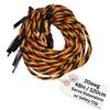 BackBayRC - 20awg Servo Extension Wire w/Safety Clip - 100 Strands for RC Vehicles, Drones, E-Bikes - 8 Lengths / 5 Wires per Pack (120CM / 48in) view 1