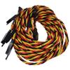 BackBayRC - 20awg Servo Extension Wire w/Safety Clip - 100 Strands for RC Vehicles, Drones, E-Bikes - 8 Lengths / 5 Wires per Pack (120CM / 48in) view 3