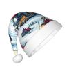 Augenstern Christmas Hat Snowmobiles-Winter Xmas Hat Unisex Santa Hat view 2