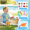 24Pcs Drinking Straws, Pool Party Decorations Supplies Summer Pool Beach Party Favors Crazy Silly Straws for Kids Hawaiian Birthday Goodie Bag Stuffers End of Year Student Gifts Bulk Prizes for Kids view 3