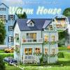 Kisoy Romantic and Cute Dollhouse Miniature DIY House Kit Creative Room Perfect DIY Gift for Friends, Lovers and Families (Warm House) view 2
