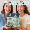 Kisoy Romantic and Cute Dollhouse Miniature DIY House Kit Creative Room Perfect DIY Gift for Friends, Lovers and Families (Warm House) view 3