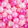 STARBOLO Star Ball Pit Balls for Ball Pits - 200pcs Plastic Toy Balls Phthalate Free BPA Free Crush Proof Play Balls Play Tent Pool Playhouse, Party Custom Friendship Banner Decoration. view 1