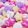 Star Ball Pit Balls for Toddlers -100pcs Phthalate Free BPA Free Crush Proof Play Balls Macaron Children's Ocean Balls Play Tent Pool Playhouse Playpen Party Decoration. view 2