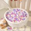 Star Ball Pit Balls for Toddlers -100pcs Phthalate Free BPA Free Crush Proof Play Balls Macaron Children's Ocean Balls Play Tent Pool Playhouse Playpen Party Decoration. view 3