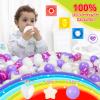 Star Ball Pit Balls for Toddlers -100pcs Phthalate Free BPA Free Crush Proof Play Balls Macaron Children's Ocean Balls Play Tent Pool Playhouse Playpen Party Decoration. view 4