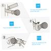 VICASKY 4pcs Stroller Clip Blanket Clamp for Pram Double-Sided Toothed Secure Quilts Blankets Prevents Dragging Floor for Keeping Boy Girl Warm view 4
