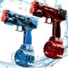 2P Electric Water Pistol with 400 Ammos,Transparent Automatic Squirt Guns High Powered IP67 Waterproof, Bodinator Classic Water Gun Summer Pool Toys for Kid/Aldult view 1