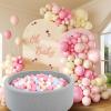 Heopeis Ball Pit Balls Stars for Toddlers- 200 Pack 3 Shapes Balls for Ball Pit Playroom Playpen, BPA Free Phthalate Free Plastic Toy Balls Pool Shower Party Decoration view 3