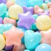 Heopeis Ball Pit Balls Stars Hearts for Toddlers- 200 Pack 3 Shapes Children's Toy Balls for Ball Pool Playroom Playpen, Crush Proof Plastic Toy Balls (2 Macarons Randomly) view 2