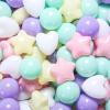 Heopeis Ball Pit Balls 200 Count Mixed Balls Stars Hearts Set for Kids Ball Pool, Crush Proof Non-Toxic Plastic Toy Balls for Toddlers Play Tent Playroom Playpen, Shower Party Decoration, 200pcs view 1