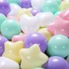 Heopeis Ball Pit Balls 200 Count Mixed Balls Stars Hearts Set for Kids Ball Pool, Crush Proof Non-Toxic Plastic Toy Balls for Toddlers Play Tent Playroom Playpen, Shower Party Decoration, 200pcs view 2