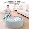 Heopeis Ball Pit Balls 200 Count Mixed Balls Stars Hearts Set for Kids Ball Pool, Crush Proof Non-Toxic Plastic Toy Balls for Toddlers Play Tent Playroom Playpen, Shower Party Decoration, 200pcs view 4