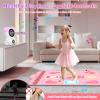Acelufly Rechargeable Dance Mat Toys for Girls, Light Up Dance Pad with Wireless Bluetooth, Xmas B-Day Gifts for 3 4 5 6 7 8 9 10 11 12 Years Old Kids (Pink) view 3