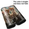 Playmat for MTG,Card Playmat Stitched with Zones for MTG Card Game Playing, TCG and Board Game Mat for Cards,Mousepad Desk Mats,Game Mat 24 x 14 inches-Five Little Cats view 2