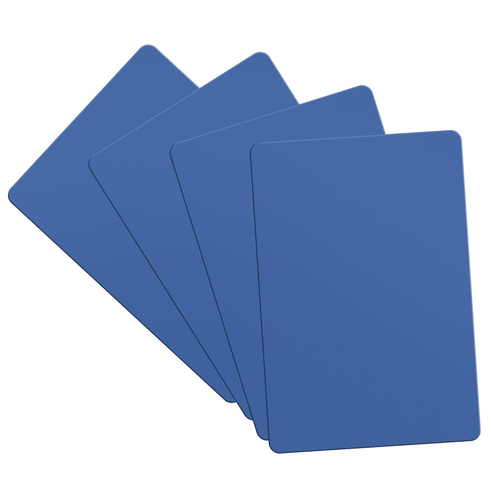 Seenelling 4 Pcs Mahjong Tile Mixer Shuffler for Mixing and Shuffling Tiles Plastic Game Accessories Gifts for Mahjong Lovers Playing Game (Blue)