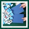 Seenelling 4 Pcs Mahjong Tile Mixer Shuffler for Mixing and Shuffling Tiles Plastic Game Accessories Gifts for Mahjong Lovers Playing Game (Blue) view 4