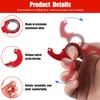 2pcs Key Chain Spinner Fidget Toy, Portable Finger Spinning Keychain with 2pcs Key Ring Funny Key Holder Toys for Adults Teens Finger Exercising (Red) view 3