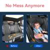 [2 Packs] Kids Car Seat Tray, Travel Tray with Cup Holder for Toddler Baby, Kids Car Seat Food Snack Organizer for Road Trip, Stroller snack, travel must haves - Pink view 4