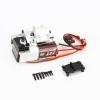 RCAWD Alum SCX24 2 Speed Transmission 72T 130 Motor Set for Axial 1/24 SCX24 AX24 Series Upgrades Part Silver view 1