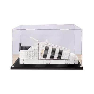 Acrylic Display Box for Lego10282 Shoes Transparent dustproof Display Box Compatible with Lego10282 Construction kit, Model Gift Display Box (Model not Included)