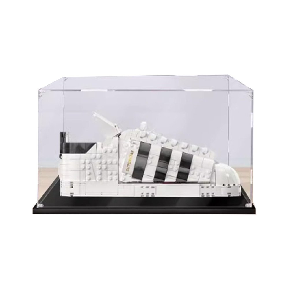 Acrylic Display Box for Lego10282 Shoes Transparent dustproof Display Box Compatible with Lego10282 Construction kit, Model Gift Display Box (Model not Included)