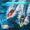 LAFALA Mini Remote Control Boat RC Boat 2.4Ghz 360 Rotating bulit-in Rechargeable Battery Swimming Pool Toys Remote Control Boats for Kids 8-12 Years Birthday Gift Red view 4