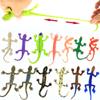 8 PCS Mini Lizards Toys for Kid, Realistic Rubber Lizard Set, Super Stretches Material TPR with Bag Lizard Figure Bathtub Toy Iguana Chameleon Dragon view 1