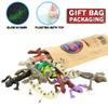 8 PCS Mini Lizards Toys for Kid, Realistic Rubber Lizard Set, Super Stretches Material TPR with Bag Lizard Figure Bathtub Toy Iguana Chameleon Dragon view 2