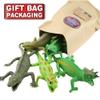 6 Packs Lizards Toys,9 inch Super Stretches Rubber Lizard Set, Material TPR, Stretchy Lizards with Gift Bag-Realistic Lizard Figure Bathtub Toy Iguana Chameleon view 2