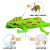 6 Packs Lizards Toys,9 inch Super Stretches Rubber Lizard Set, Material TPR, Stretchy Lizards with Gift Bag-Realistic Lizard Figure Bathtub Toy Iguana Chameleon view 3