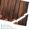 500 Piece Jigsaw Puzzle for Adults Personalized Picture Puzzle Flowers and Wooden Customized Wooden Puzzle for Family, Birthday, Wedding, Game Nights Gifts, 20.4"x15" view 3