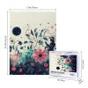 500 Piece Jigsaw Puzzle for Adults Personalized Picture Puzzle Line Space Flower Customized Wooden Puzzle for Family, Birthday, Wedding, Game Nights Gifts, 20.4"x15" view 2