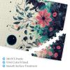 500 Piece Jigsaw Puzzle for Adults Personalized Picture Puzzle Line Space Flower Customized Wooden Puzzle for Family, Birthday, Wedding, Game Nights Gifts, 20.4"x15" view 3