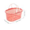 3pcs Plastic Storage Bins Supermarket Carts Bath Toy Bin Small Plastic Basket Shower Basket Kitchen Storage Organizer Bath Storage Basket Hamper Basket Hollow Out Travel Pp view 3