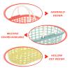 3pcs Plastic Storage Bins Supermarket Carts Bath Toy Bin Small Plastic Basket Shower Basket Kitchen Storage Organizer Bath Storage Basket Hamper Basket Hollow Out Travel Pp view 4