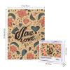 500 Piece Jigsaw Puzzle for Adults Personalized Picture Puzzle Love Forever Customized Wooden Puzzle for Family, Birthday, Wedding, Game Nights Gifts, 20.4"x15" view 2