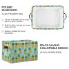2Pcs Funny Pineapple Fruit Storage Bin Fabric Storage Basket with Handles,Foldable Storage Boxes,Organizer Bag for Clothing Dog Toy Book Storage Cubes Shelf Closet Basket A112161 view 3