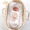 LifeTree Muslin Baby Lounger Cover, Newborn Slipcover Lounger Cover for Boys Girls Infant, Soft 70% Viscose from Bamboo and 30% Cotton, Cover Only, Checkered Pattern view 3