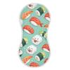 xigua 2Pack Cute Sushi Pattern Muslin Baby Burp Cloths,Super Soft Absorbent Skin-Friendly Cotton Burping Rags for Newborn, Boys & Girls,Unisexs 22x11in view 1