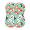xigua 2Pack Cute Sushi Pattern Muslin Baby Burp Cloths,Super Soft Absorbent Skin-Friendly Cotton Burping Rags for Newborn, Boys & Girls,Unisexs 22x11in view 2