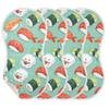 xigua 2Pack Cute Sushi Pattern Muslin Baby Burp Cloths,Super Soft Absorbent Skin-Friendly Cotton Burping Rags for Newborn, Boys & Girls,Unisexs 22x11in view 3