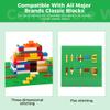 Etarnfly Classic Baseplates Building Plates-8 Pack 10" x 10" Building Boards,100% Compatible with All Major Brands and Activity Table, Creative Platforms Mats for Toy Bricks,Green view 2