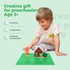 Etarnfly Classic Baseplates Building Plates-8 Pack 10" x 10" Building Boards,100% Compatible with All Major Brands and Activity Table, Creative Platforms Mats for Toy Bricks,Green view 3
