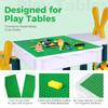 Etarnfly Classic Baseplates Building Plates-8 Pack 10" x 10" Building Boards,100% Compatible with All Major Brands and Activity Table, Creative Platforms Mats for Toy Bricks,Green view 4