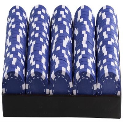 11.5 Gram Casino Style Poker Chips | Poker Chips Replacements (Blue, 300 Chips)